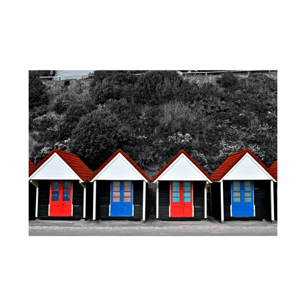 Bournemouth Beach Huts Dorset England by AndyEvansPhotos