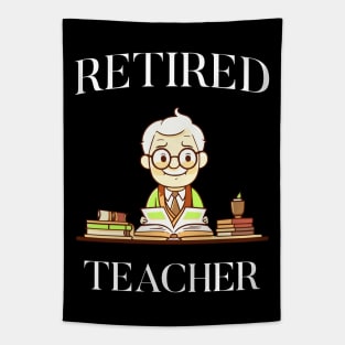 Retired Male Teacher Tapestry