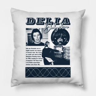 Delia Derbyshire /\/\/\/ Fan Artwork Pillow
