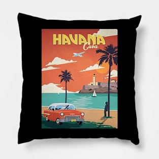 Havana  Cuba travel Pillow