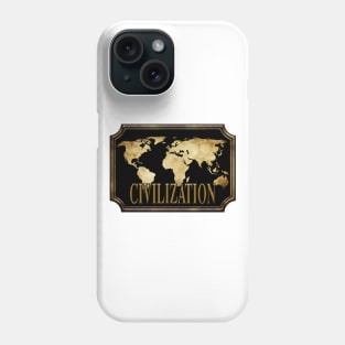 CIVILIZATION MAP Phone Case