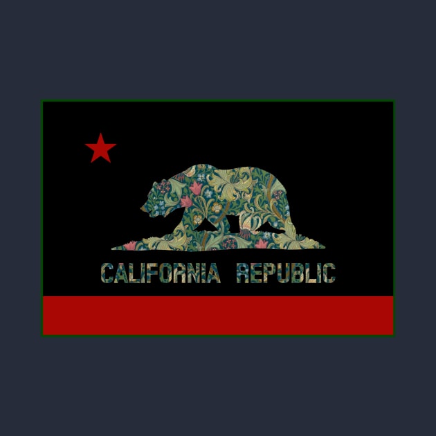 California Republic (Black and Red) by Risk Studio Los Angeles