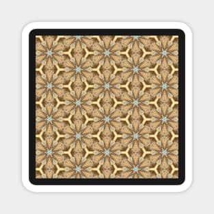 Rustic Hawaiian Pattern Magnet