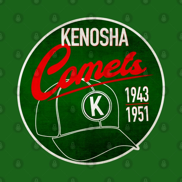 Kenosha Comets • AAGPBL Hat • Kenosha, Wisconsin by The MKE Rhine Maiden