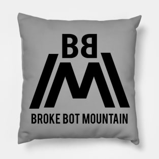 Broke Bot Mountain Pillow