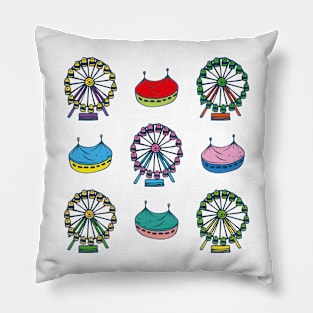 Ferris Wheels and Circus Pillow