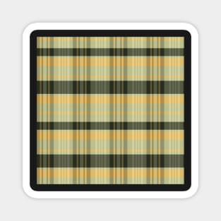 Spring Aesthetic Calan 2 Hand Drawn Textured Plaid Pattern Magnet