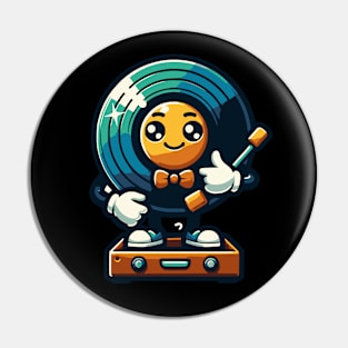 Cute Vinyl Player Pin