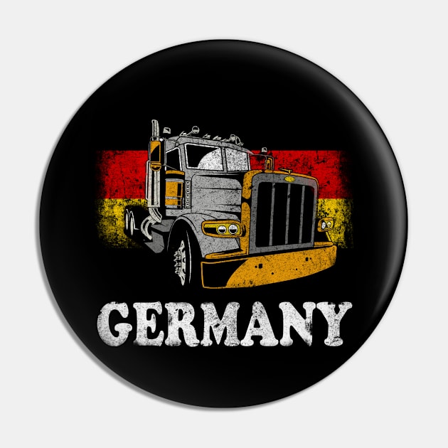 German Trucker Pin by Foxxy Merch