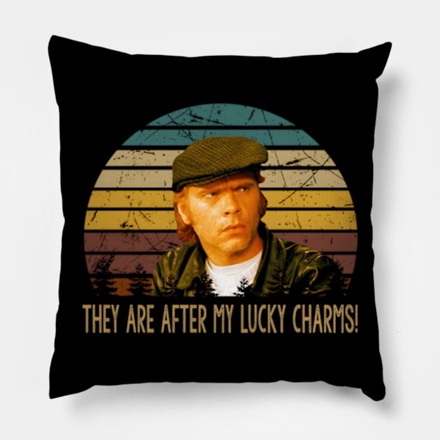 They Are After My Lucky  Character Film Series Pillow by Exraeli Zabeth