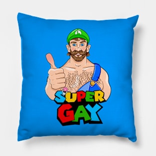 Super Gay Thumbs Up Pillow