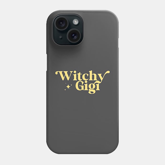 Halloween Grandma Shirt - Witchy Gigi Phone Case by Daily Design