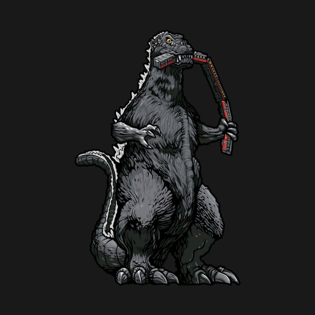 Godzilla Gray! by SkipBroTees