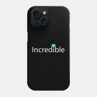 Incredible typography design Phone Case