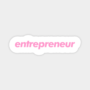 entrepreneur typography Magnet