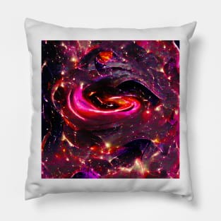 Neon Nebula Pillow