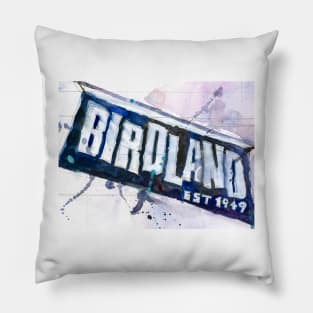 Birdland - Jazz - NYC Pillow