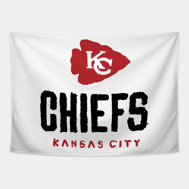 Kansas City Chieeeefs 08 Tapestry by Very Simple Graph