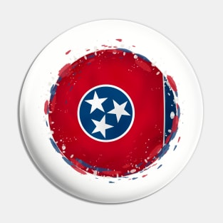 Tennessee Tri Star Flag Pin