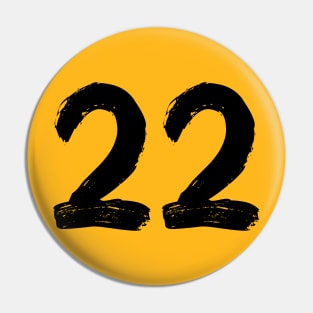 Number 22 Pin