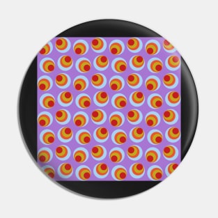 retro sixties style geometrical pattern Pin