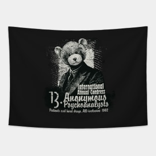 Bear Head T-Shirt Design Tapestry