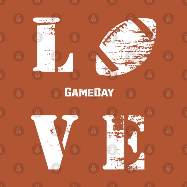 Football: Love Gameday by oobmmob