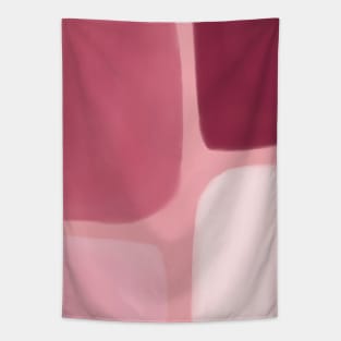 Abstract Rose Pink Blush Mauve Tapestry