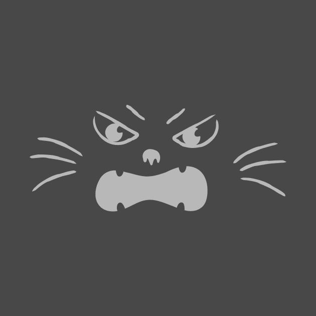 Very Aggressive Cat Face by Nickym30