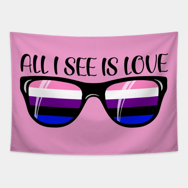 Genderfluid Sunglasses - Love Tapestry by Blood Moon Design