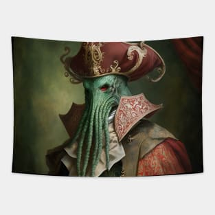 Cthulhu Period Portrait Tapestry