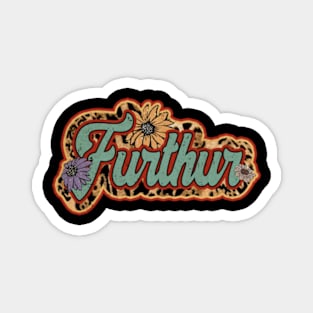 Vintage Furthur Proud Name Personalized Birthday Retro Magnet