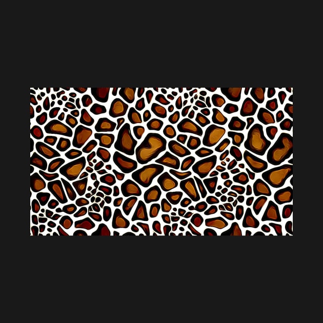 Giraffe Camo Artistic Pattern by BubbleMench