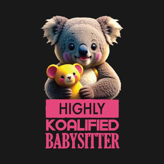 Just a Highly Koalified Babysitter Koala by Dmytro