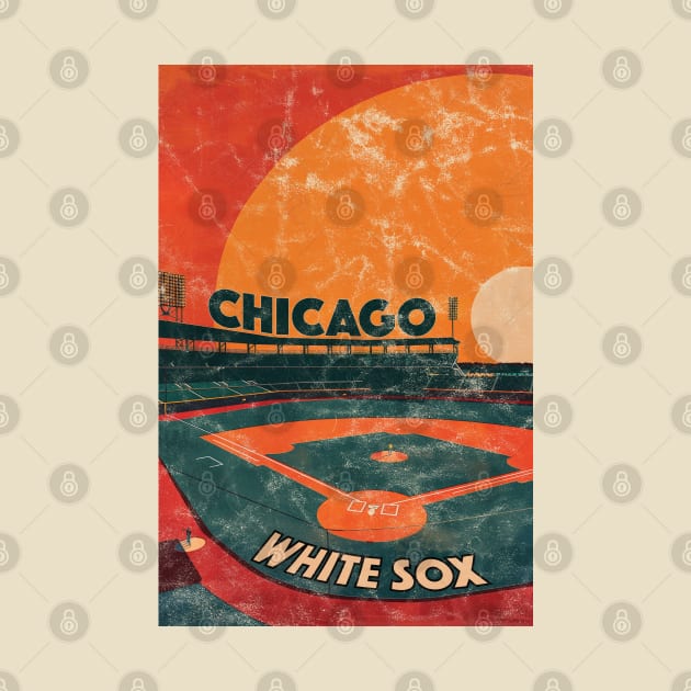 Midcentury Chicago White Sox Stadium by Rad Love