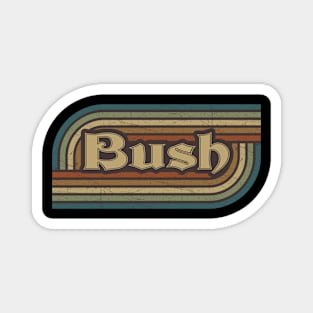 Bush Vintage Stripes Magnet