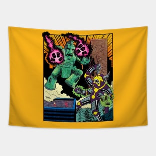 Kaiju Clash of the Gods Tapestry