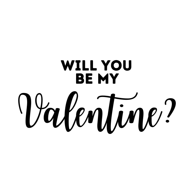 Will you be my Valentine? by AllPrintsAndArt