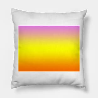 Summer pink yellow orange tropical Pillow