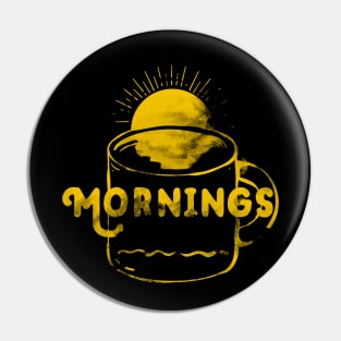 Morning Coffee Pin