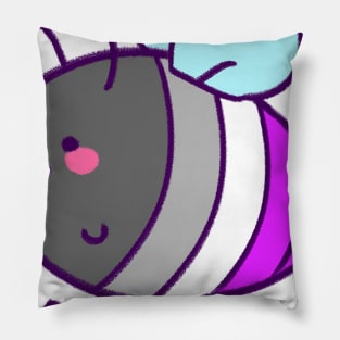 BEE proud: asexual flag Pillow