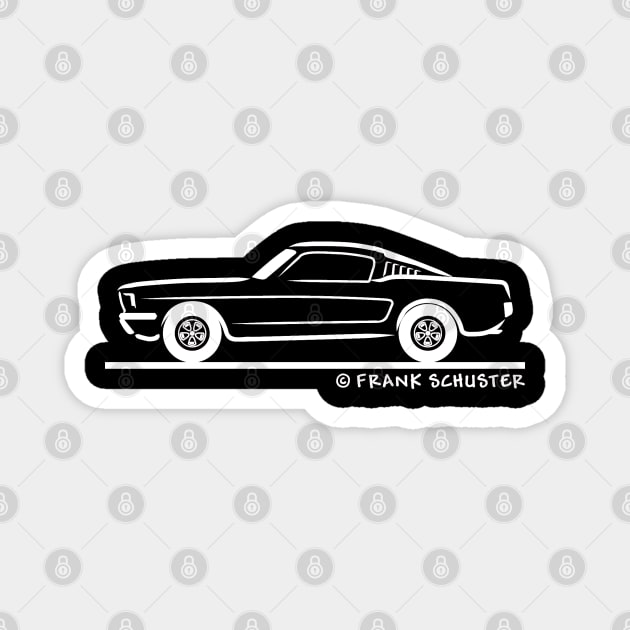 1964 Mustang Fastback Magnet by PauHanaDesign