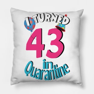 I turned 43 in quarantined Pillow