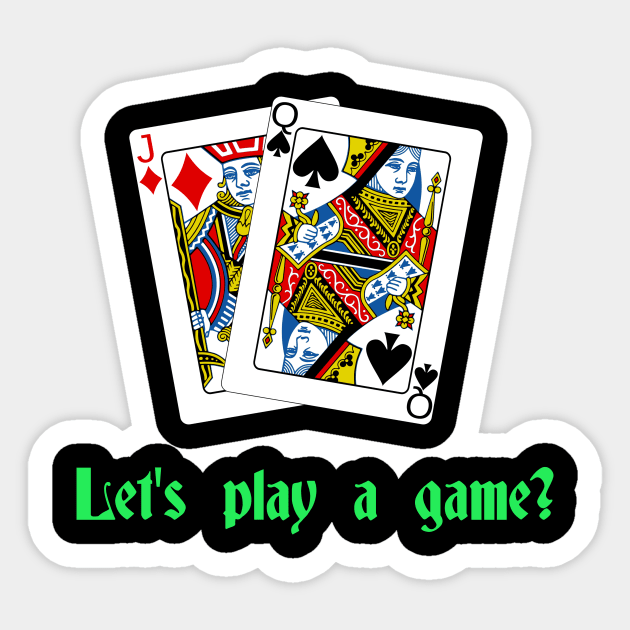 Let's Play a Game (SAW) | Sticker