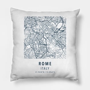 rome simple map Pillow