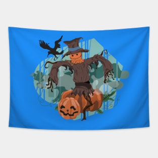 Scary Scarecrow Tapestry