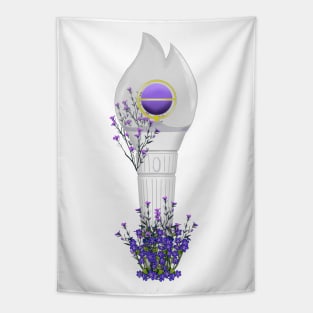 Everglow Floral Lightstick kpop Tapestry