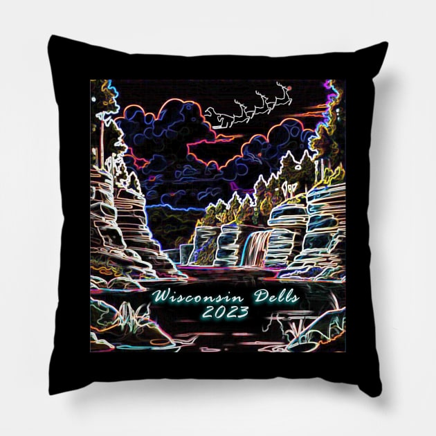 Wisconsin Dells 2023 Pillow by Comets FC