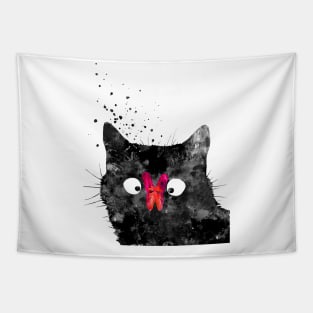 Cat and butterfly Tapestry