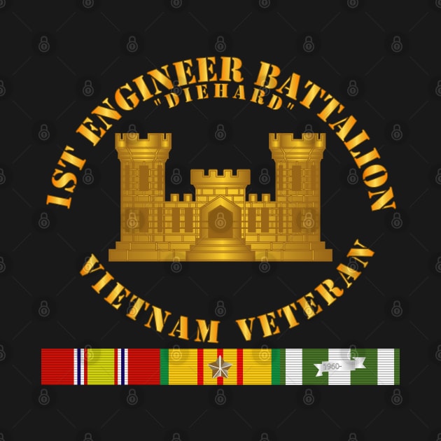 1st Engineer Battalion - Vietnam Vet w Branch w VN SVC by twix123844